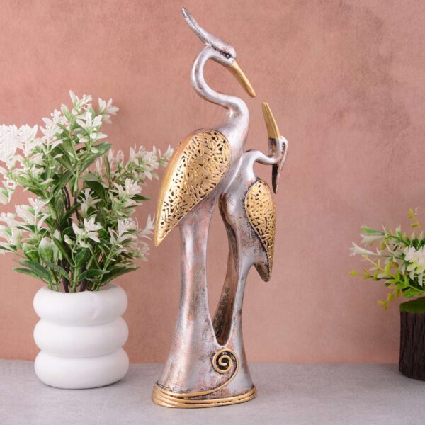 Good Luck Golden Swan Home Decor Showpiece, Idols, Figurine for Home Office Decor| Gift Item