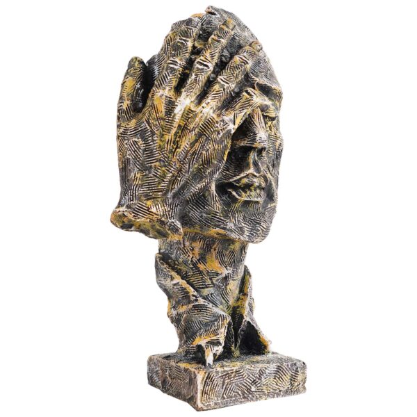 Face Statue for Living Room/Bedroom/Home/Office House, Big Size murti Antique Idol Abstract Art Decor showpiece Good for Gifts an Any Occasion Anniversary - Image 3