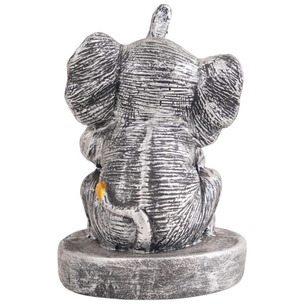 Resin Elephant Playing Musical Instrument Showpiece For Home Dcor Living Room Bedroom Table Top - Image 3